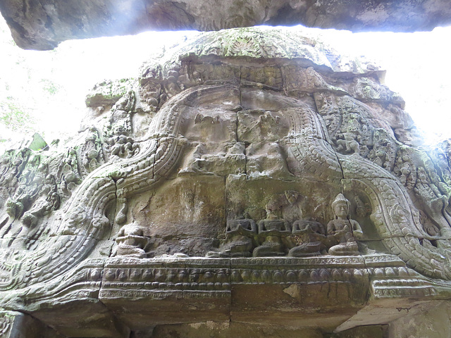 Ta Prohm : linteau.