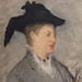 Detail of Madame Edouard Manet by Manet in the Metropolitan Museum of Art, March 2011