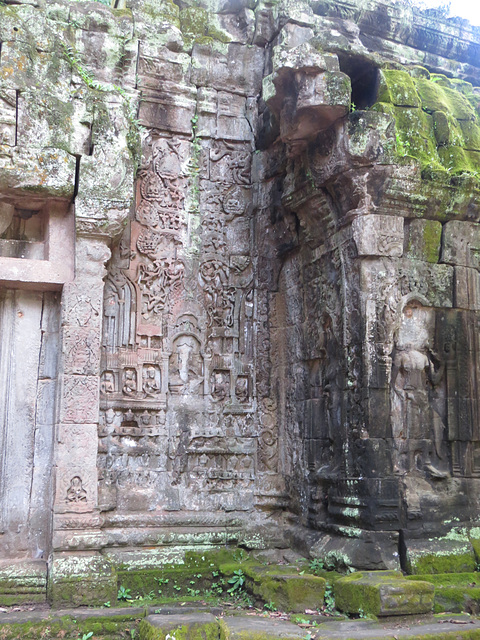 Ta Prohm : décoration murale, 5