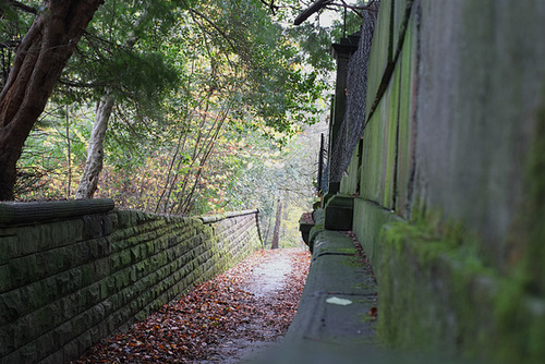 ipernity: The Walled path - Glossop Hall - by Colin Ashcroft