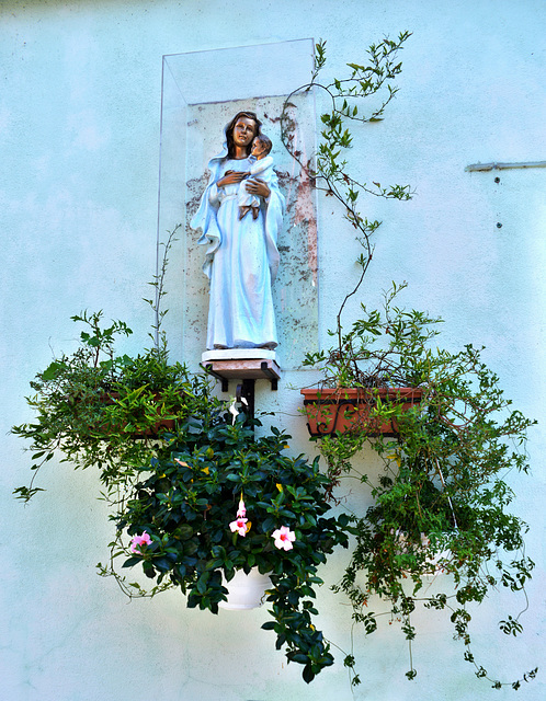 En una calle de Burano...