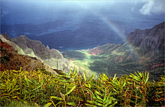 View to Na Pali Coast Kauai - Hawaii