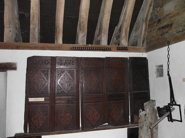 Dismantled pulpit made 1625