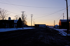 The Sun Setting on Main Street