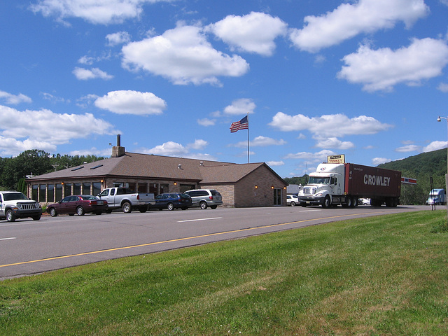 Another Truck Passing the Fry Brothers Turkey Ranch Restaurant, Trout Run, Pa., 2006