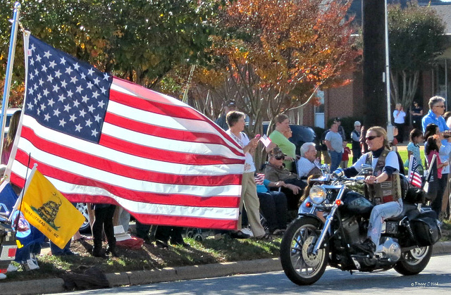 Veterans Day riders ..