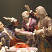 Detail of the Satirical Group Porcelain in the Metropolitan Museum of Art, October 2011