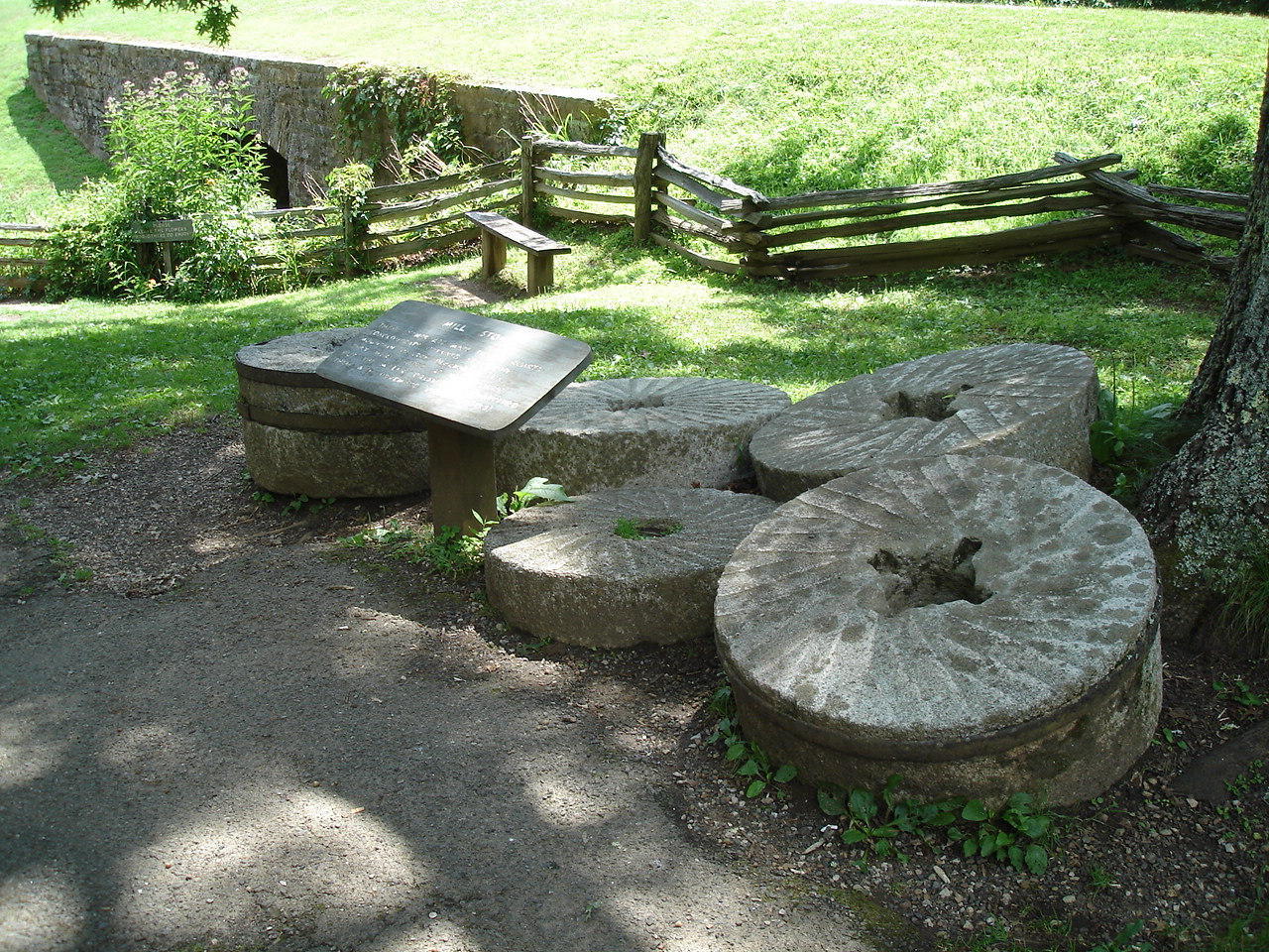 Mill stone /Rural life in Appalachia.