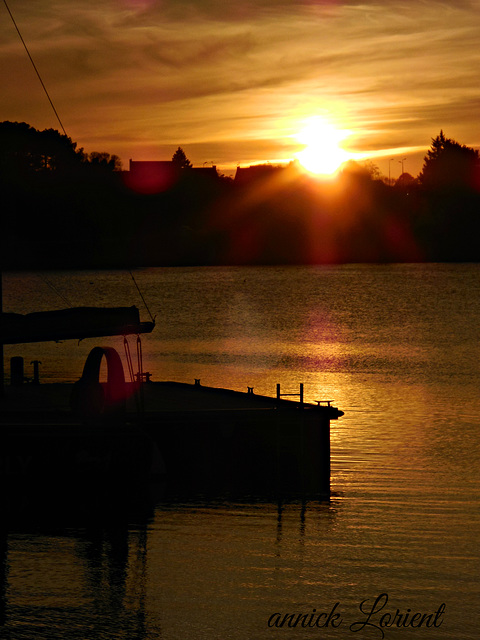 la magie du soleil couchant