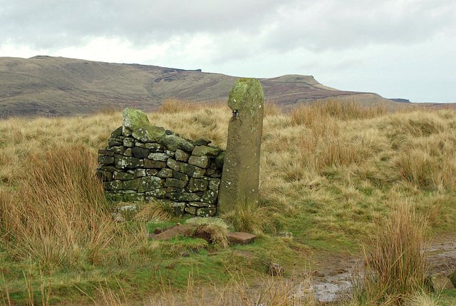 Old wall and Gatepost