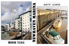 High tide low tide Newhaven