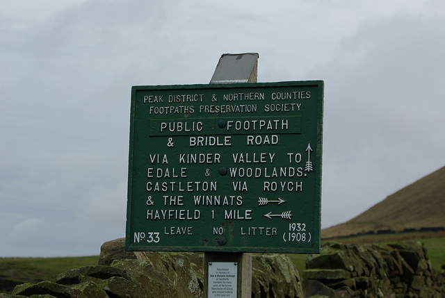 Footpath sign No. 33