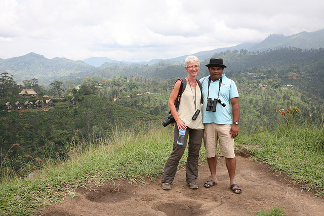 Belinda & Kapila at Adam's Peak