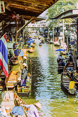 Bangkok, Floating Market, 1995