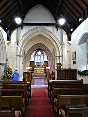 Church of St Laurence, Seale - Nave view