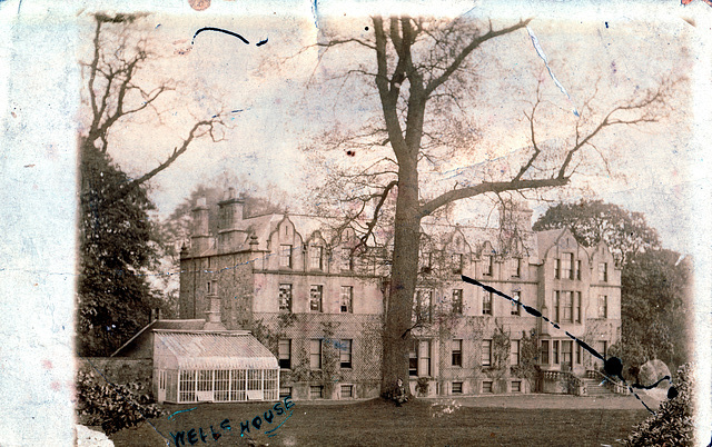 Wells House, Borders, Scotland (long demolished)