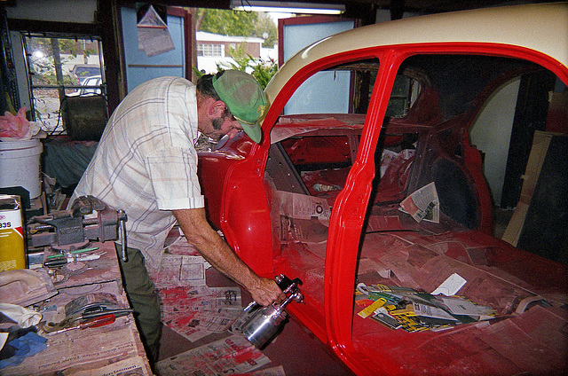 Painting The 1950 Chevrolet