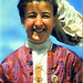 A girl from Milos in traditional dress, 1944
