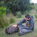 Derek meets a wombat...