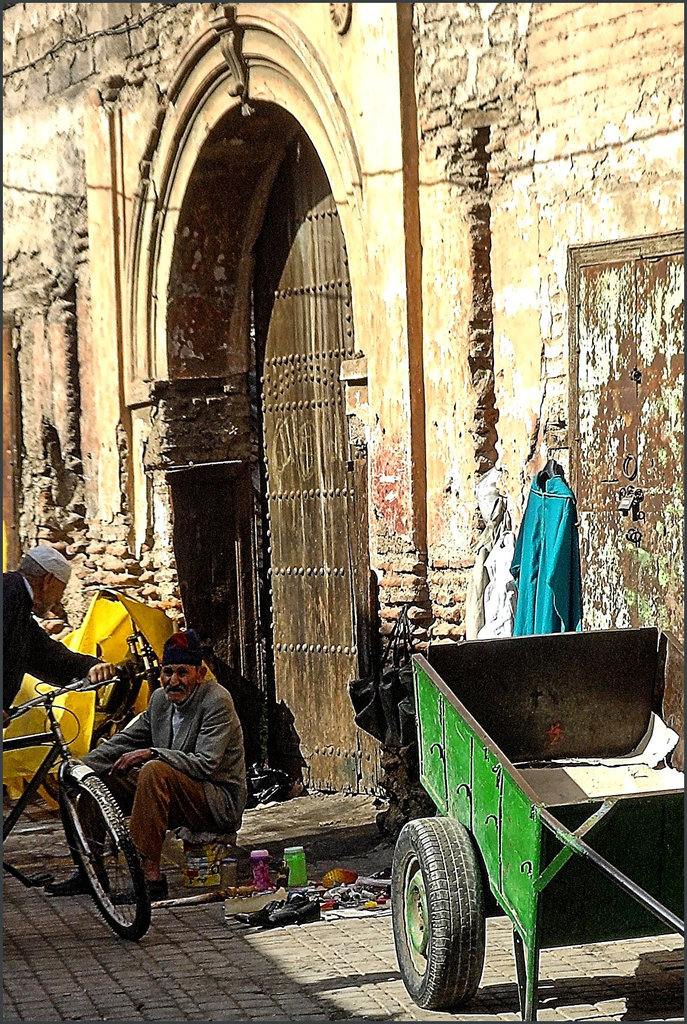 In the streets of Marrakesh