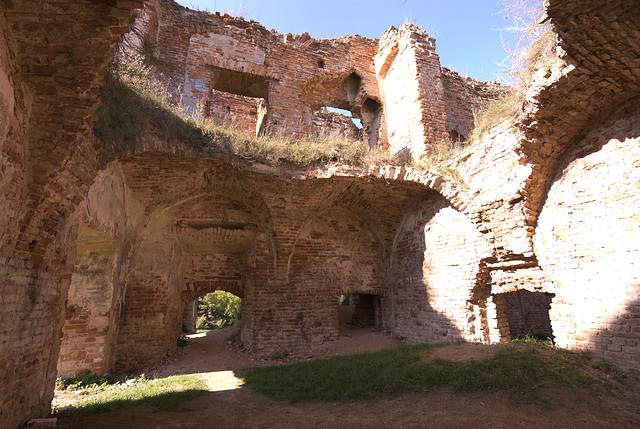 Ruinen des Sapiehas Schlosses