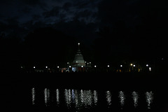 Galle stupa at night