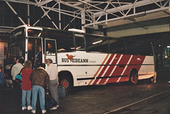 KMP Llanberis (Wales) 7 CCH (in Bus Éireann livery) in Victoria Coach Station, London - 24 Sep 1991