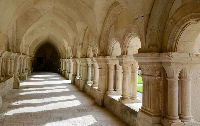 Cloître, Galerie sud vue de l'est.