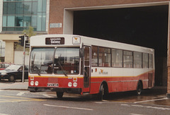 Bus Éireann KR145 (PZV 145) leaving Busáras in Dublin