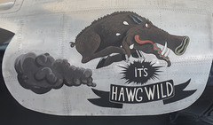 'It's Hawg Wild' Nose Art on a Boeing B-29A Superfortress