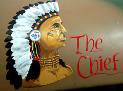 'The Chief' Nose Art on an F-111