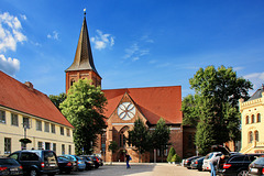 Wittenburg, Marktplatz mit Kirche