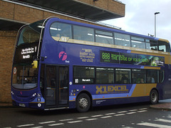 DSCF6490 First Easten Counties YX63 LJZ in Peterborough - 27 Nov 2014