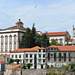 Porto, vue arrière du palais épiscopal depuis le pont D.Luis.