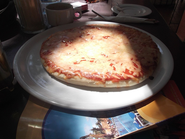 Pizza au fromage à la cubana