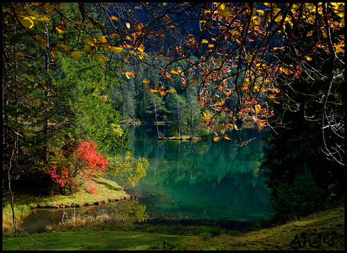 Fernsteinsee im Herbst