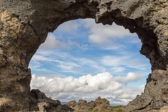 Dimmuborgir lava tube