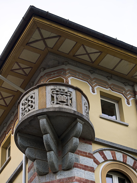 Balcony of the Municipal Building di Rosazza, Biella - Italy