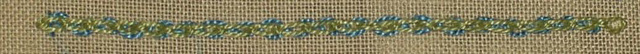 #140 - Threaded Cable Chain stitch