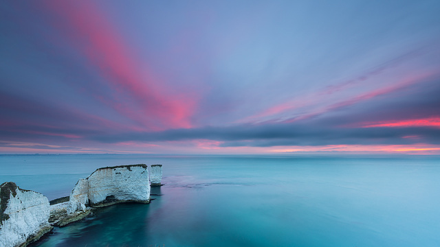 Sunrise at Old Harry