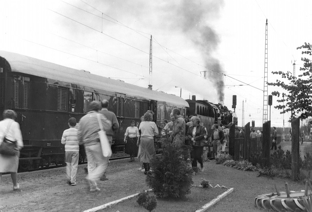 100 Jahre Eisenbahn Schwerin - Ludwigslust im Oktober 1989