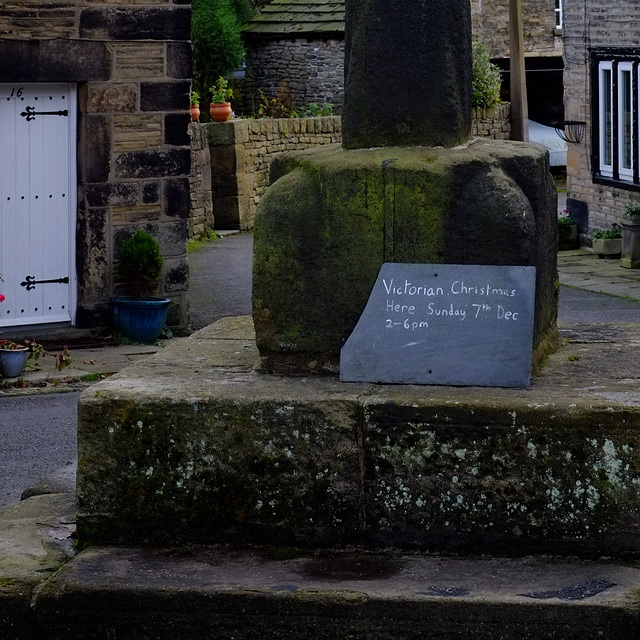 Victorian Christmas Advert - Old Cross Old Glossop