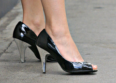 close up heels