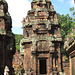 Banteay Srei : tour nord du sanctuaire central.
