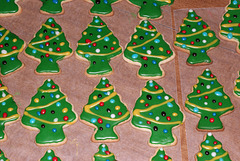 Christmas Tree Sugar Cookies