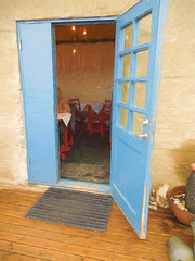 the blue door