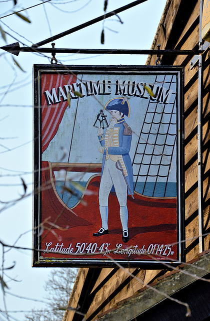 Maritime Museum Sign