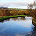 Late Autumn canal scene.