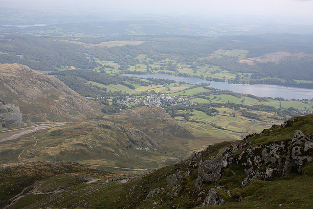 Coniston from the top