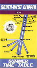 South West Clipper brochure (front page) Summer 1976